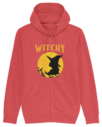 cu desene de Halloween - Witchy Carmine Red