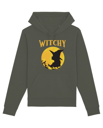cu desene de Halloween - Witchy Khaki