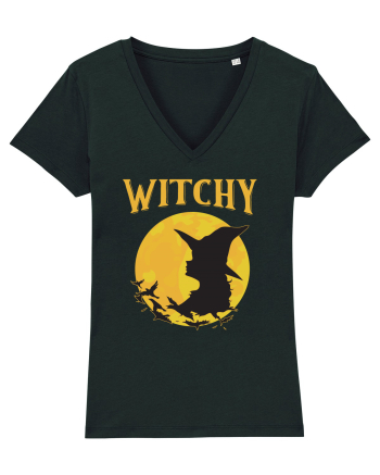 cu desene de Halloween - Witchy Black
