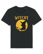 cu desene de Halloween - Witchy Tricou mânecă scurtă Unisex Rocker