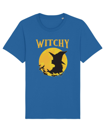 cu desene de Halloween - Witchy Royal Blue