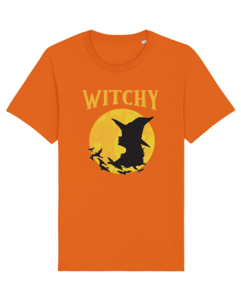 cu desene de Halloween - Witchy Bright Orange