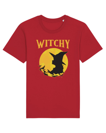 cu desene de Halloween - Witchy Red