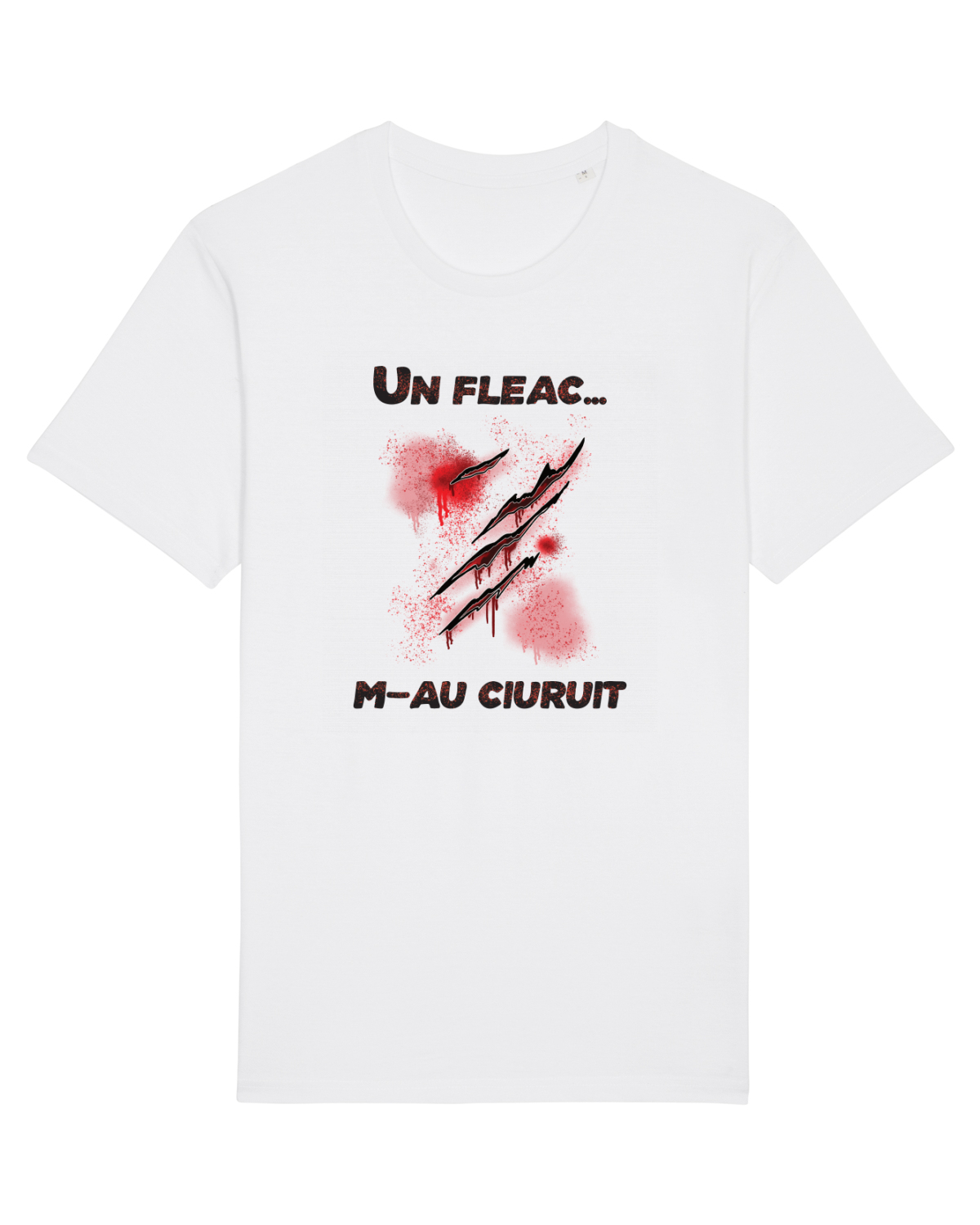 Tricou mânecă scurtă Unisex Rocker White