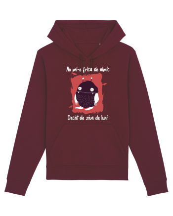 cu desene de Halloween - Nu mi-e frica de nimic Burgundy