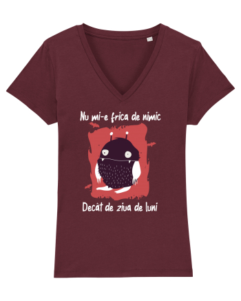 cu desene de Halloween - Nu mi-e frica de nimic Burgundy