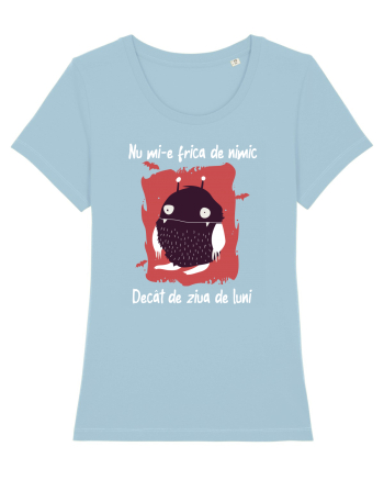 cu desene de Halloween - Nu mi-e frica de nimic Sky Blue