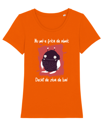 cu desene de Halloween - Nu mi-e frica de nimic Bright Orange