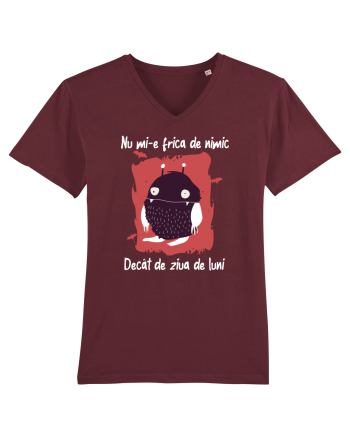 cu desene de Halloween - Nu mi-e frica de nimic Burgundy