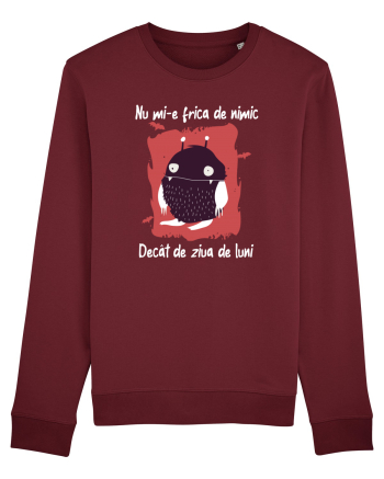 cu desene de Halloween - Nu mi-e frica de nimic Burgundy