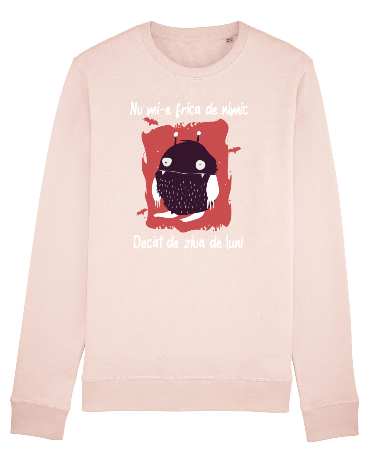 Bluză mânecă lungă Unisex Rise Candy Pink