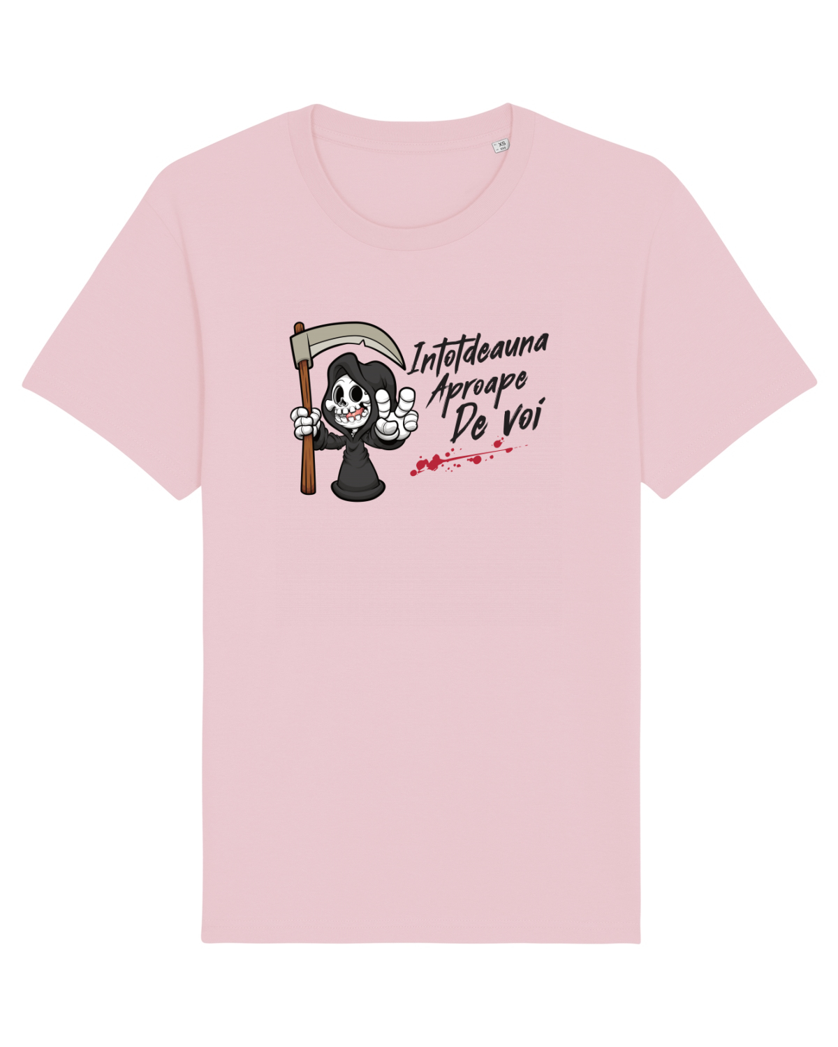 Tricou mânecă scurtă Unisex Rocker Cotton Pink