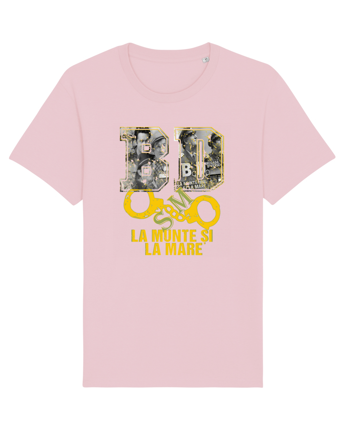 Tricou mânecă scurtă Unisex Rocker Cotton Pink