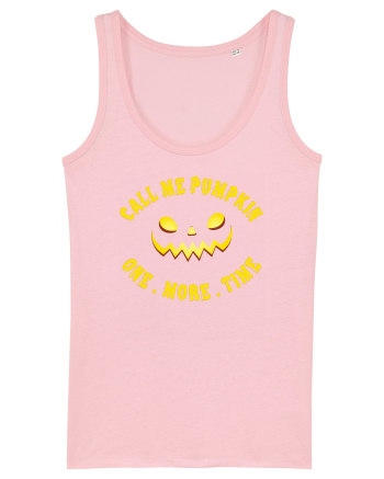 cu desene de Halloween - Call me pumpkin Cotton Pink