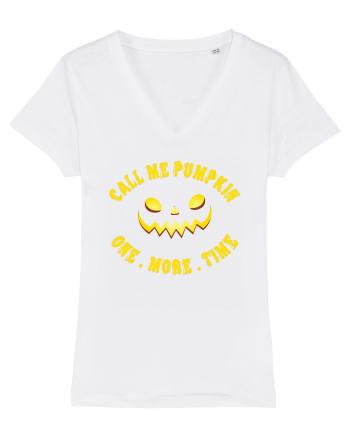 cu desene de Halloween - Call me pumpkin White