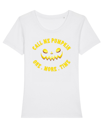 cu desene de Halloween - Call me pumpkin White