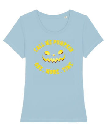 cu desene de Halloween - Call me pumpkin Sky Blue