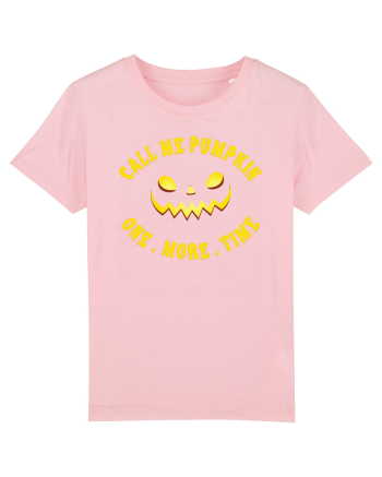 cu desene de Halloween - Call me pumpkin Cotton Pink