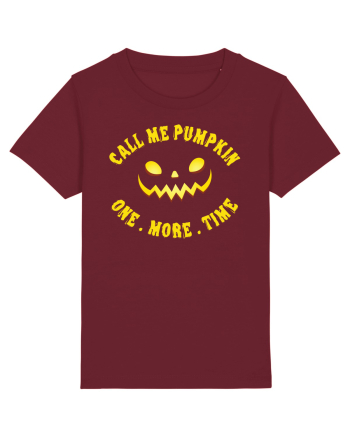 cu desene de Halloween - Call me pumpkin Burgundy