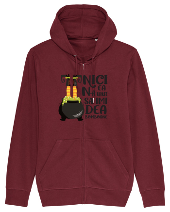 cu desene de Halloween - Nici ea n-a vrut sa-mi dea bomboane Burgundy