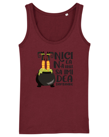 cu desene de Halloween - Nici ea n-a vrut sa-mi dea bomboane Burgundy