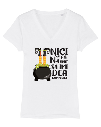 cu desene de Halloween - Nici ea n-a vrut sa-mi dea bomboane White
