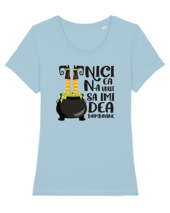 cu desene de Halloween - Nici ea n-a vrut sa-mi dea bomboane Sky Blue