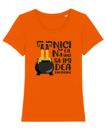 cu desene de Halloween - Nici ea n-a vrut sa-mi dea bomboane Bright Orange