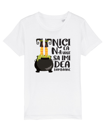 cu desene de Halloween - Nici ea n-a vrut sa-mi dea bomboane White