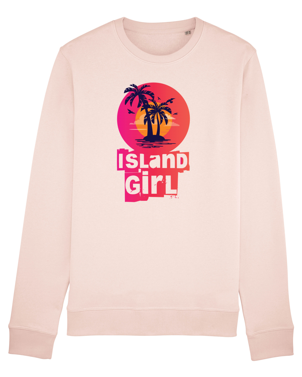 Bluză mânecă lungă Unisex Rise Candy Pink