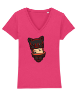 Wild And Crazy Tricou mânecă scurtă guler V Damă Evoker