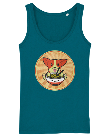 Corgi Eating Ramen Ocean Depth