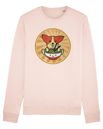 Corgi Eating Ramen Candy Pink