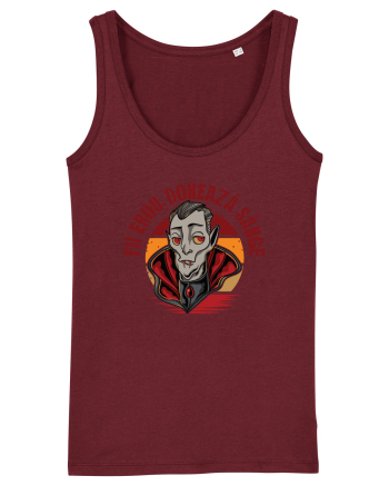 cu desene de Halloween - Fii erou doneaza sange Burgundy