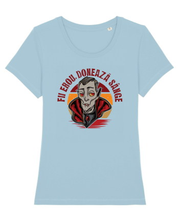 cu desene de Halloween - Fii erou doneaza sange Sky Blue