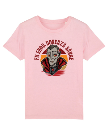 cu desene de Halloween - Fii erou doneaza sange Cotton Pink