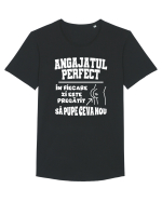 Angajatul Perfect Tricou mânecă scurtă guler larg Bărbat Skater