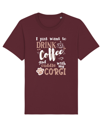 CORGI and coffee Burgundy