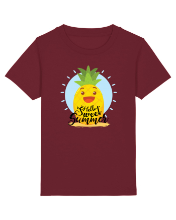 Sweet Summer Ananas Burgundy