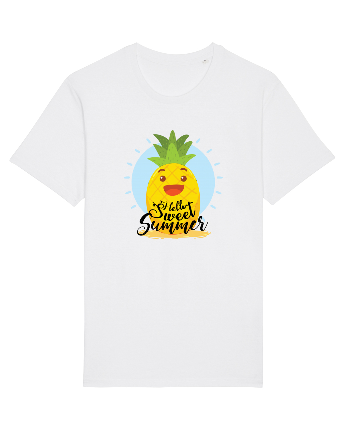 Tricou mânecă scurtă Unisex Rocker White