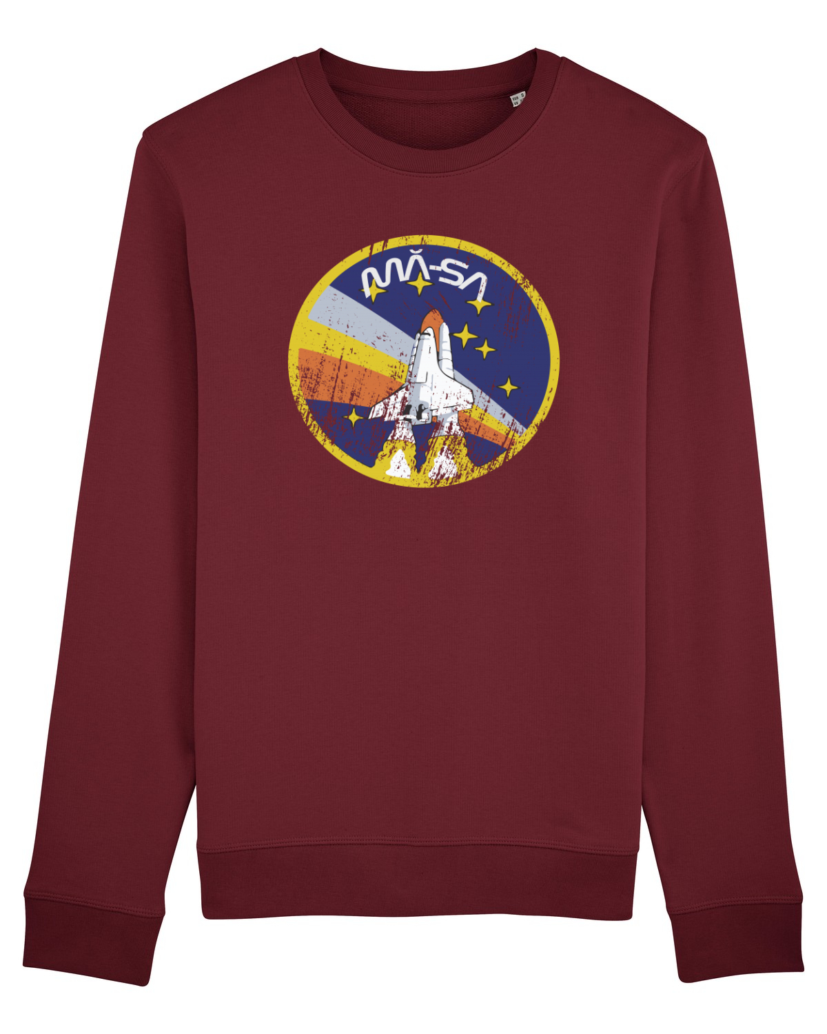 Bluză mânecă lungă Unisex Rise Burgundy