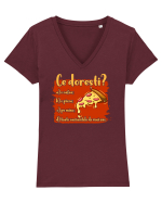 Ce doresti? Tricou mânecă scurtă guler V Damă Evoker