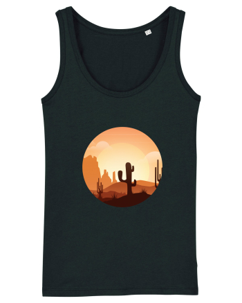 Desert Cactus Black