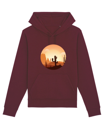 Desert Cactus Burgundy