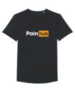 Pain Hub Tricou mânecă scurtă guler larg Bărbat Skater