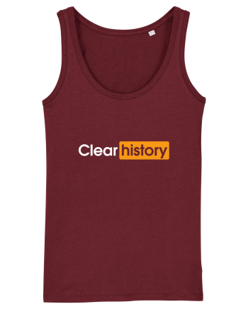 Clear history Burgundy
