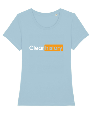 Clear history Sky Blue