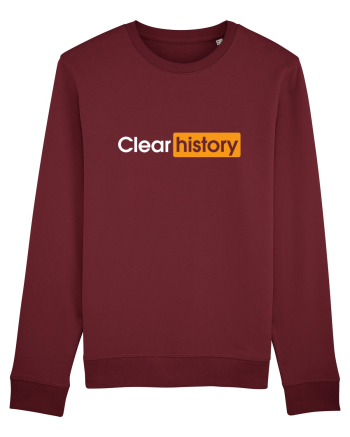 Clear history Burgundy
