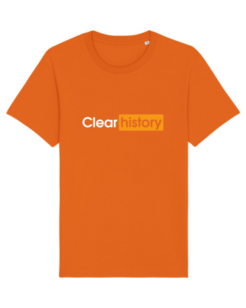 Clear history Bright Orange