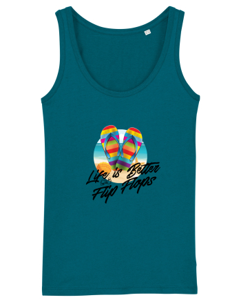 Summer Flip Flops Ocean Depth